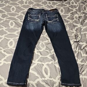BKE Dark Blue Straight Leg Jeans